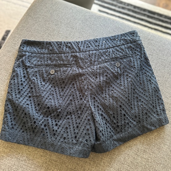 Dalia Collection Black Eyelet Shorts - Picture 5 of 5